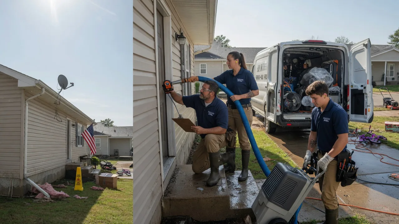 Ceiling Water Damage Restoration in Roxbury, KS near me